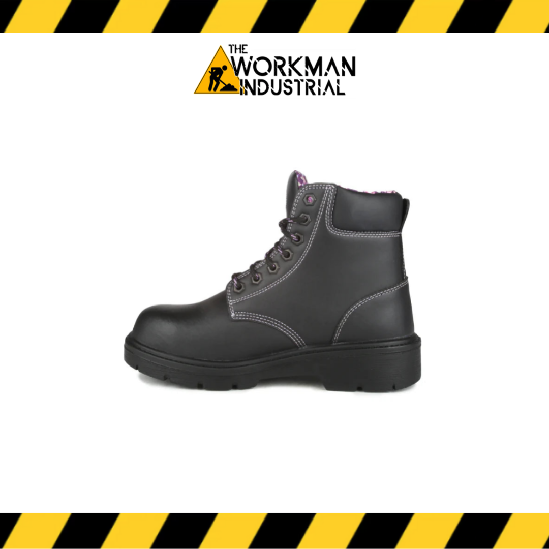 Acton Prolady, black | 5'' women's leather work boots