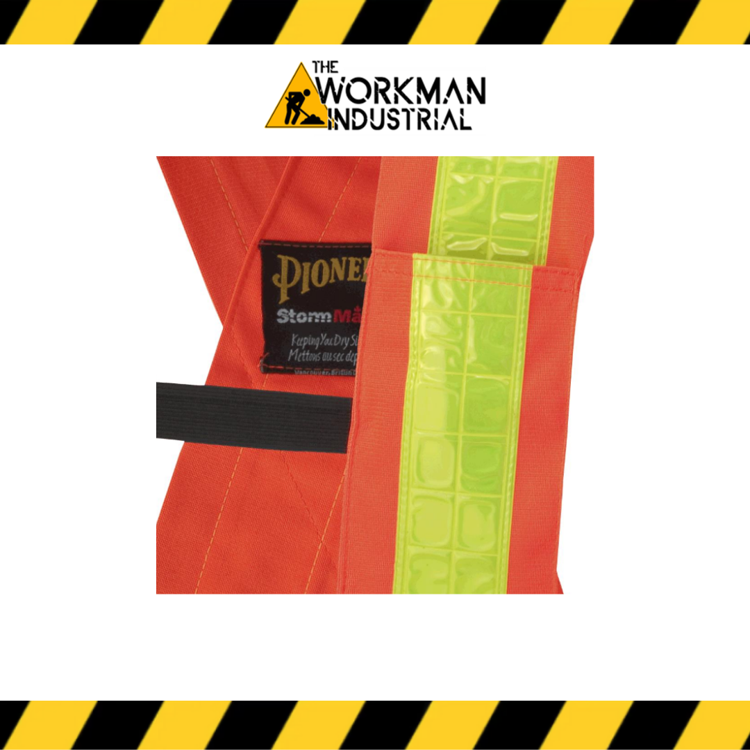 PIONEER Hi-Vis PVC Reflective Safety Sash - Hi-Vis Orange - One Size Fits All