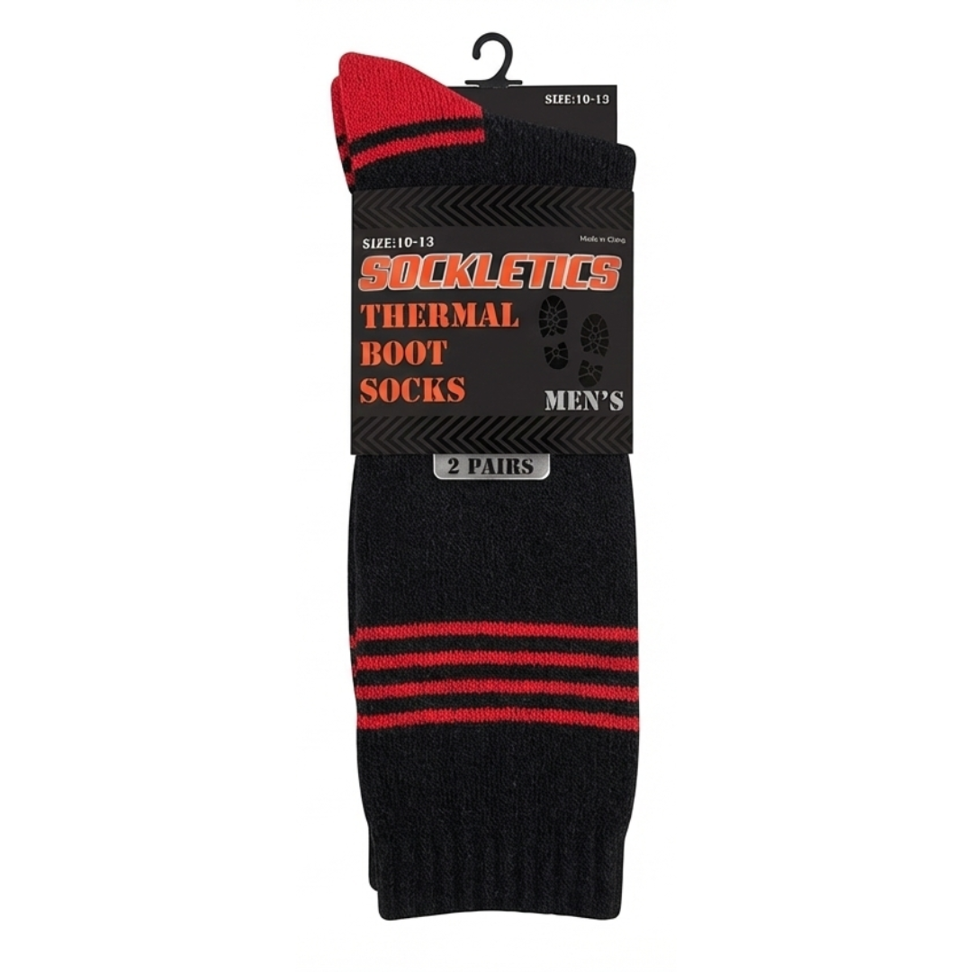 Men’s Sockletics Cotton Blend Marled Thermal Socks