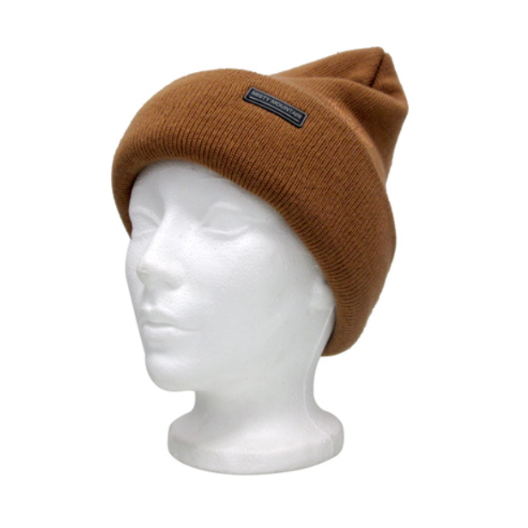 Misty Mountain 4 Layer Workmans Beanie Tan