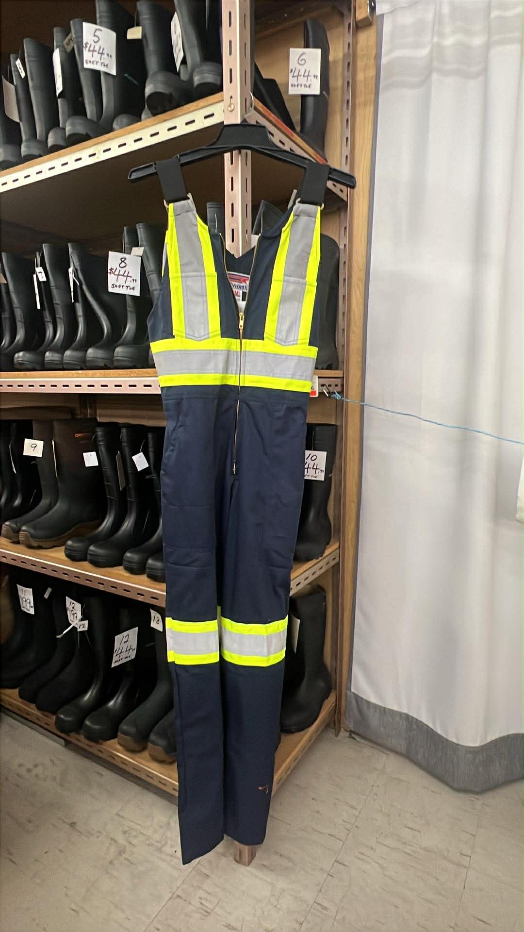 STALWORTH,  HI VIS BIB OVERALL, 36, Blue, M