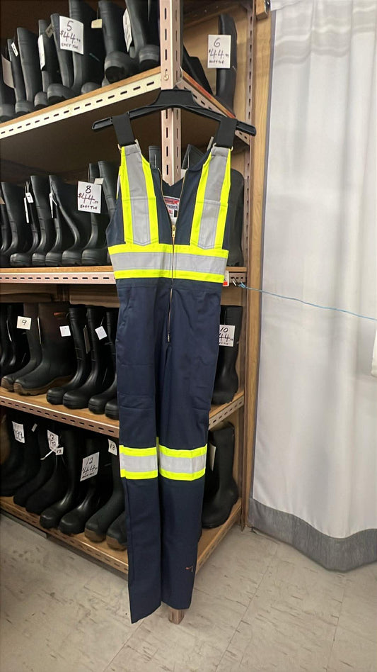 STALWORTH,  HI VIS BIB OVERALL, 36, Blue, M