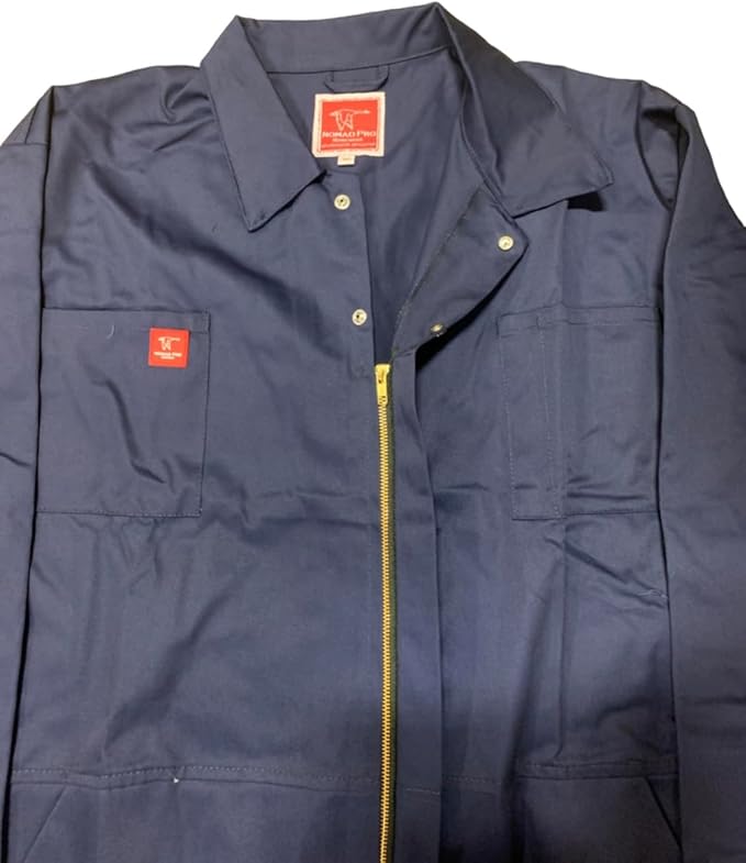 NomadPro Poly/Cotton Work Coveralls | Durable & Pre-Shrunk