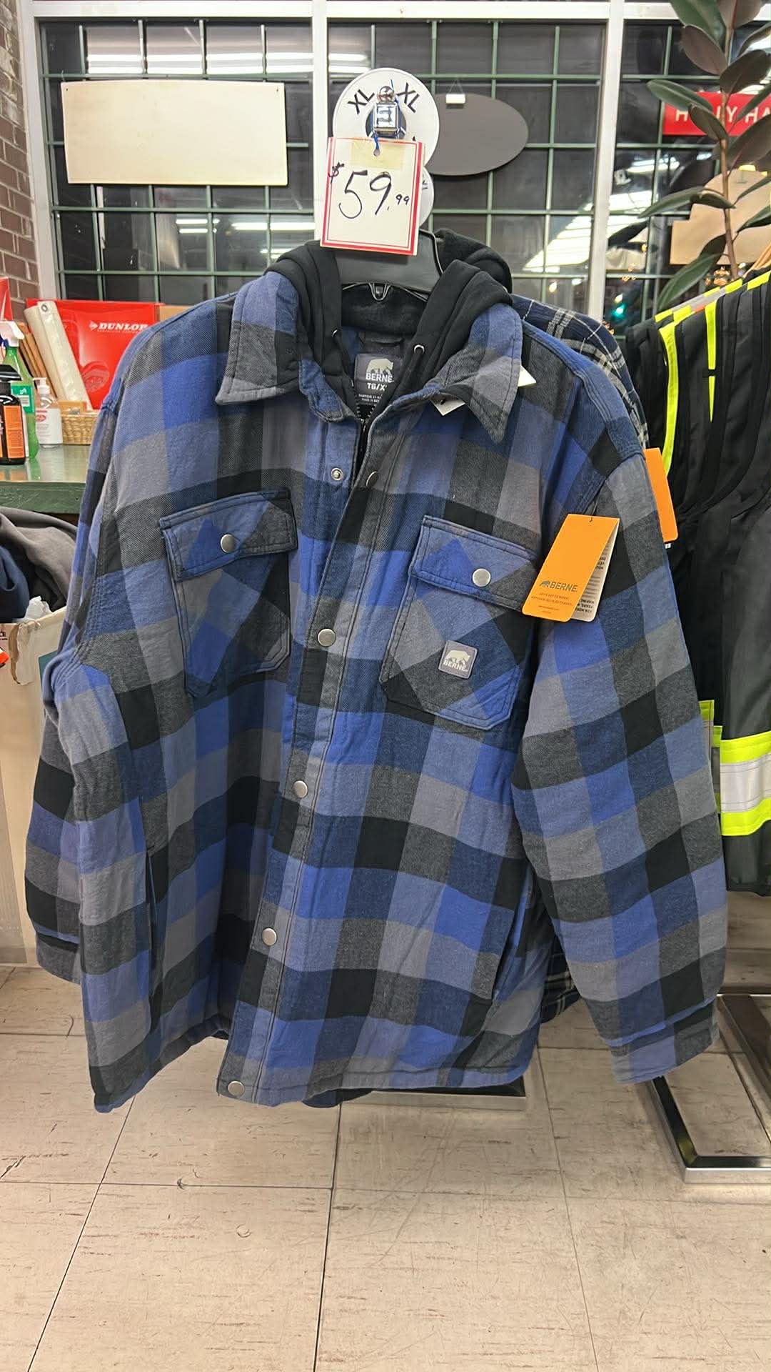 BERNE SHERPA LINE HOODIE XL