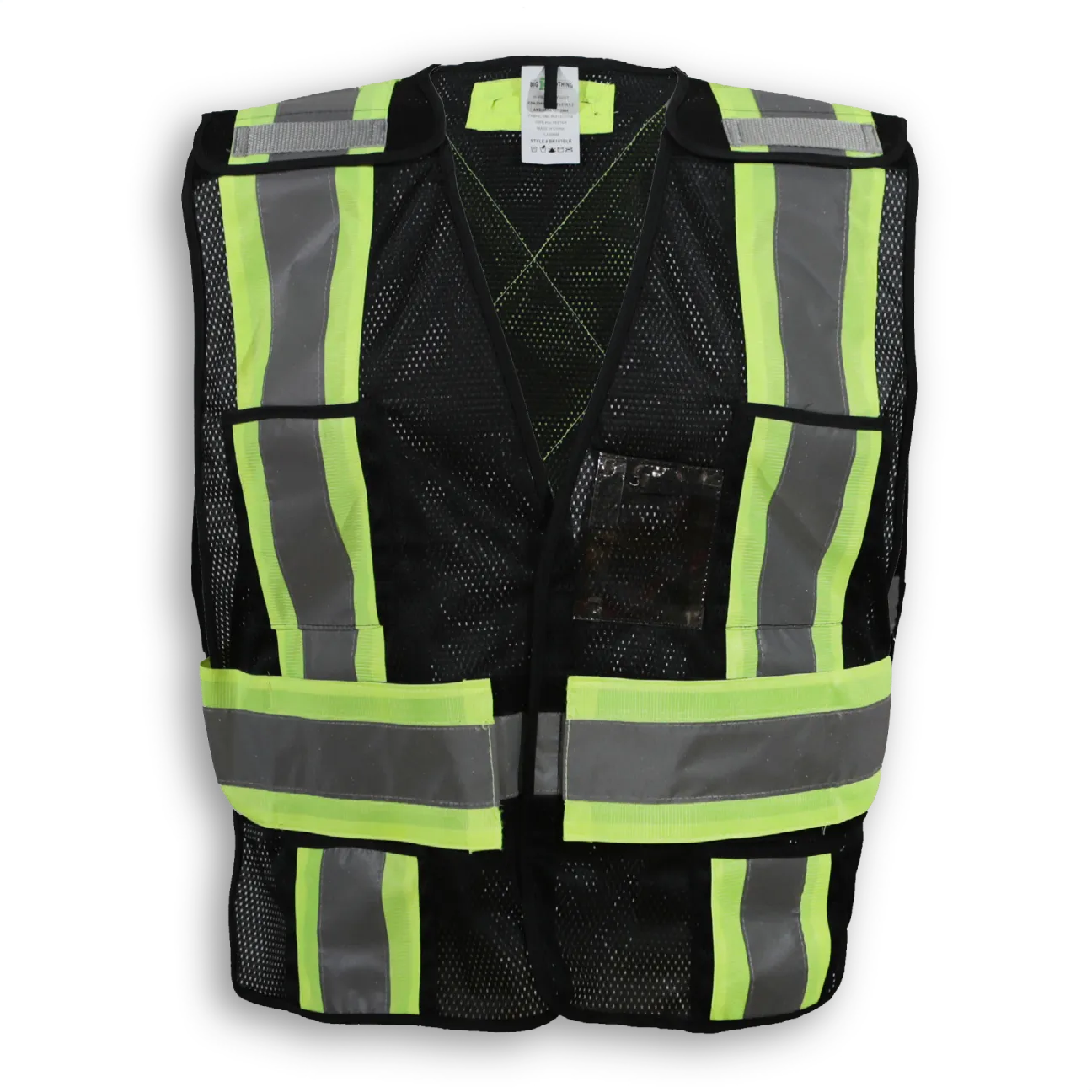 Big K 100% Polyester Soft Mesh Safety Vest (BK101)