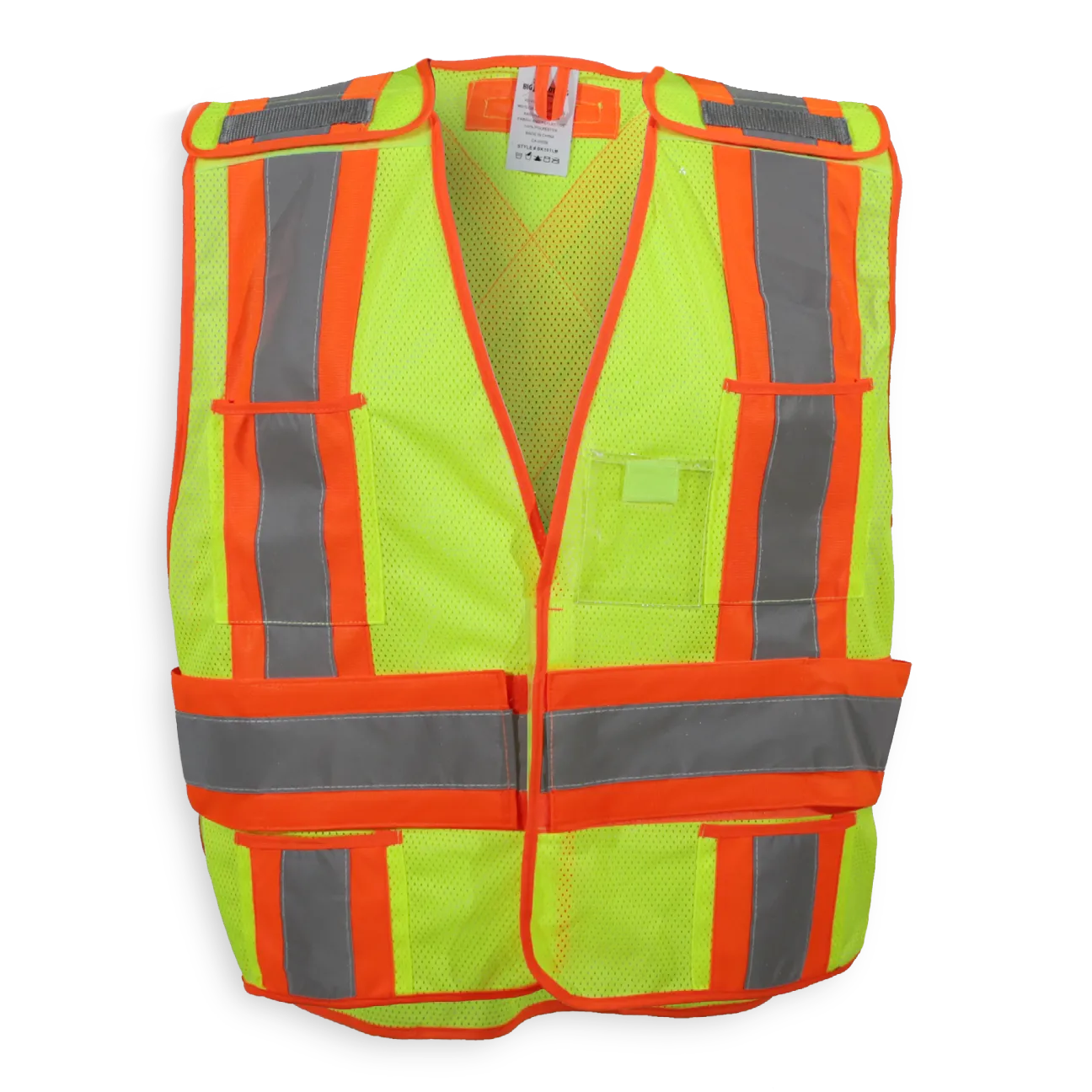 Big K 100% Polyester Soft Mesh Safety Vest (BK101)
