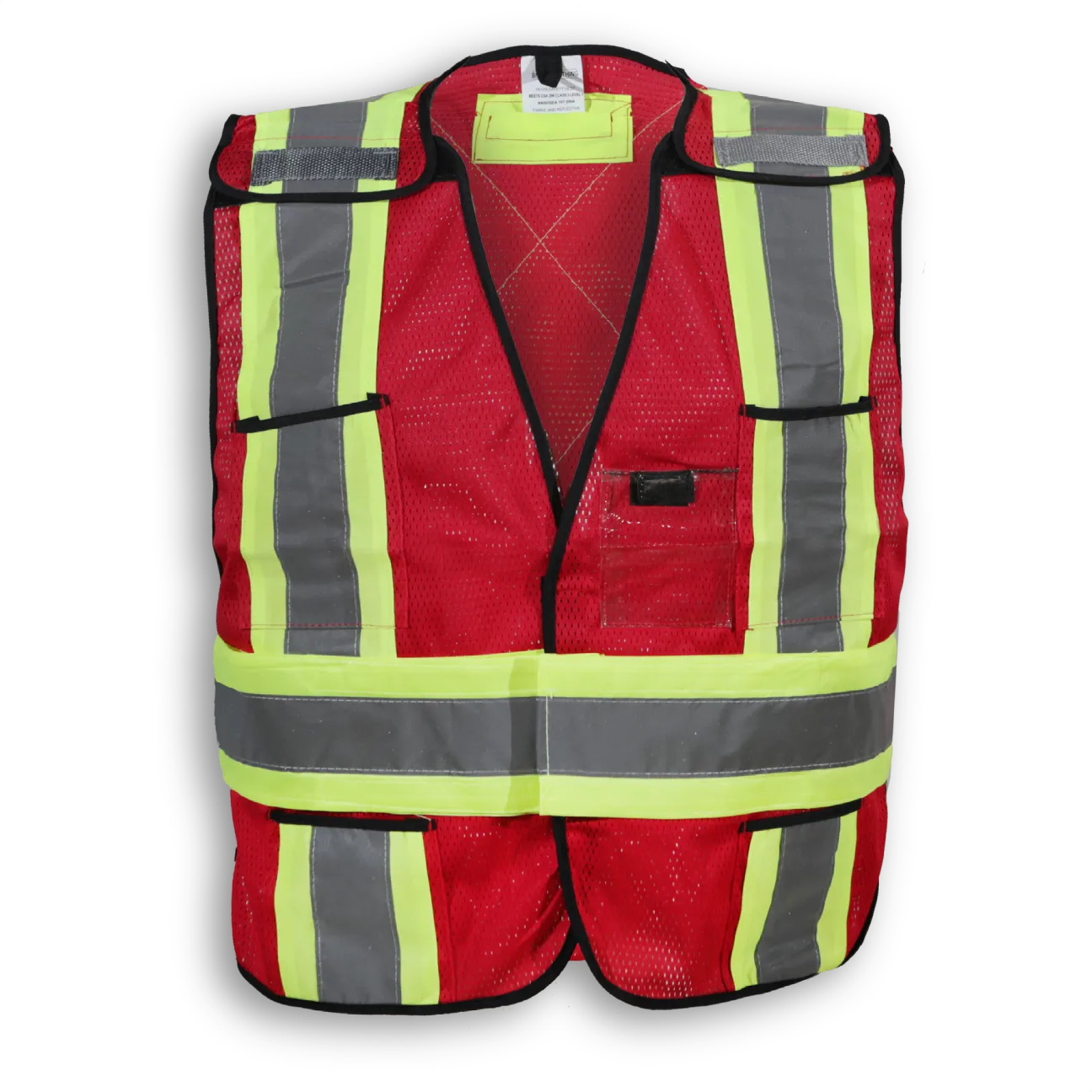 Big K 100% Polyester Soft Mesh Safety Vest (BK101)