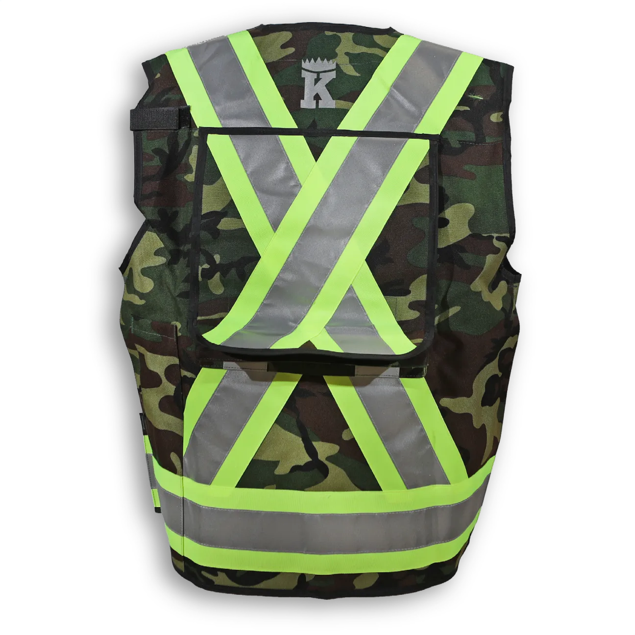 Big K Surveyor's Safety Vest | with Double Back Pouch