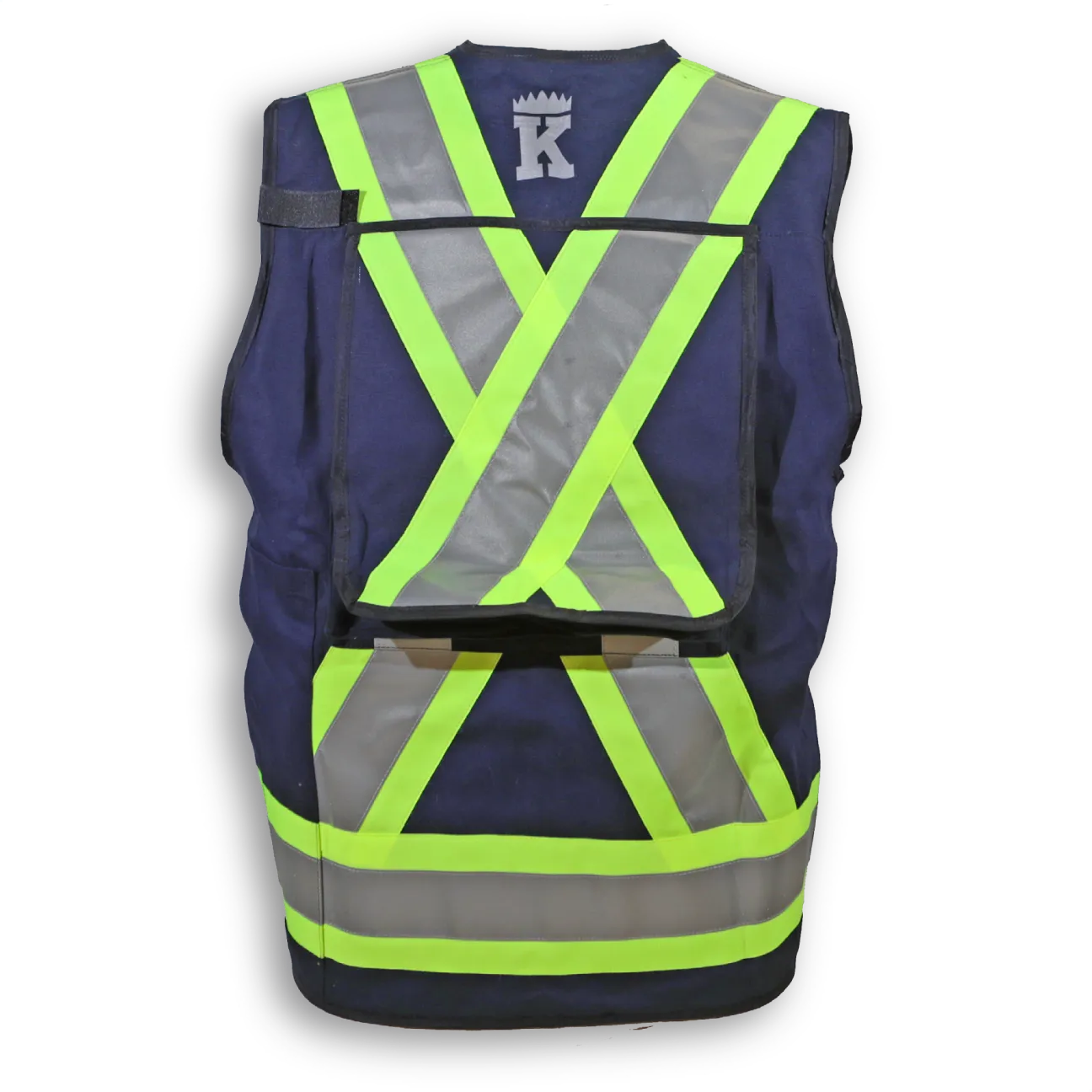 Big K Surveyor's Safety Vest | with Double Back Pouch – Workman