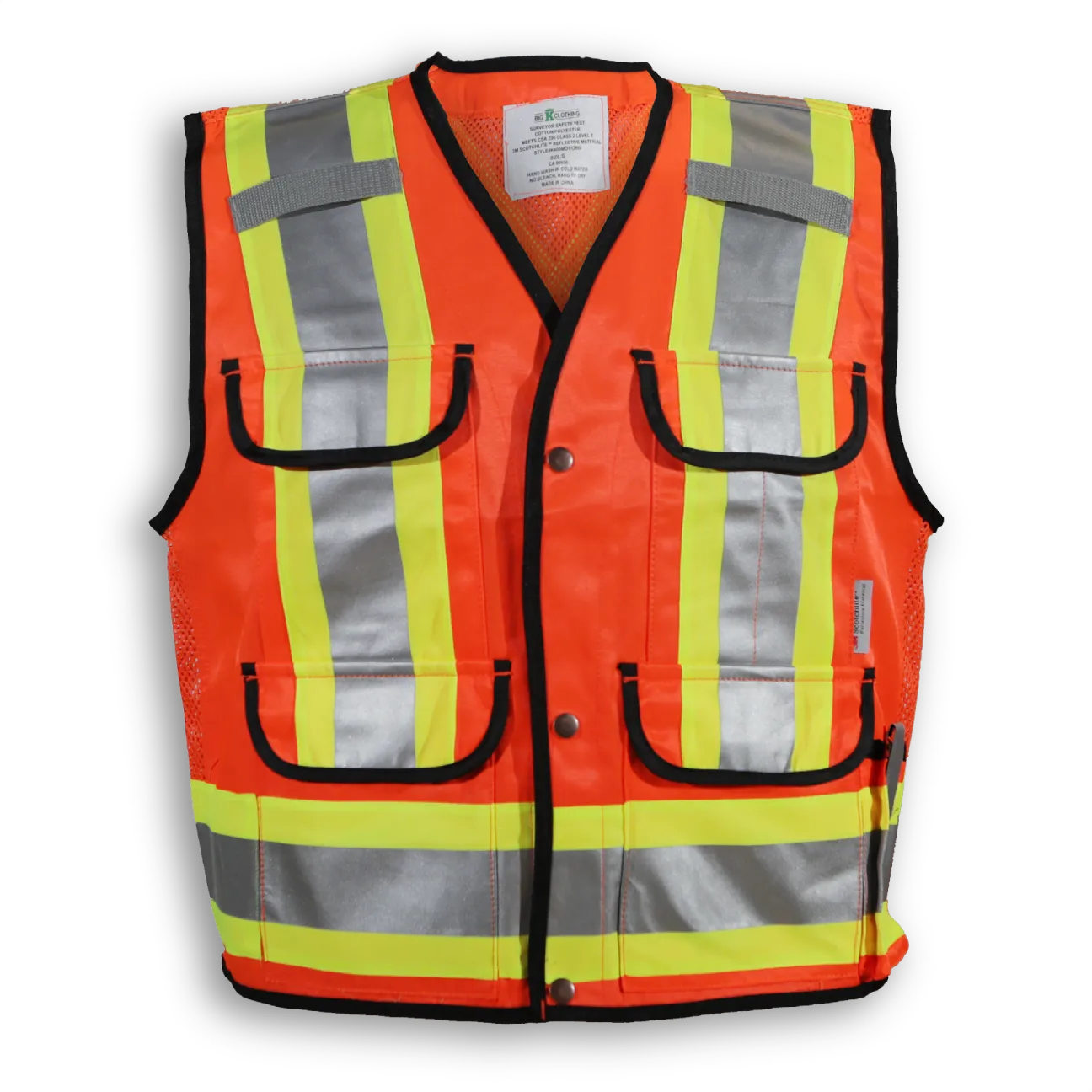 Big K Poly/Cotton Mesh Supervisor Safety Vest