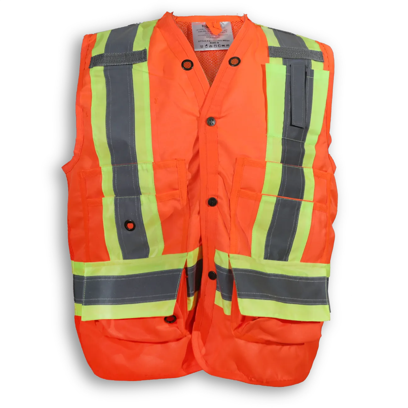 Big K 100% Polyester Mesh Surveyor Vest