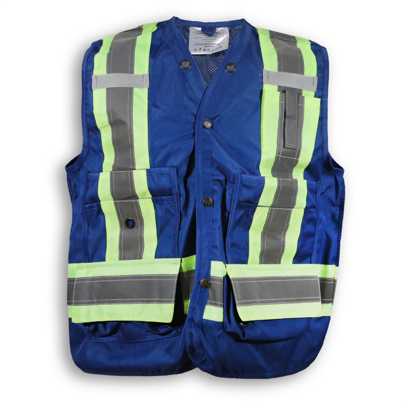 Big K 100% Polyester Mesh Surveyor Vest