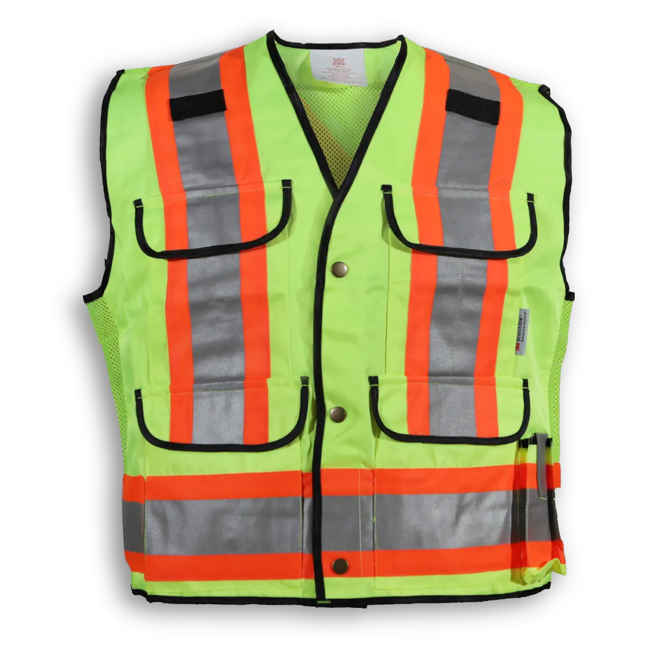 Big K Poly/Cotton Mesh Supervisor Safety Vest