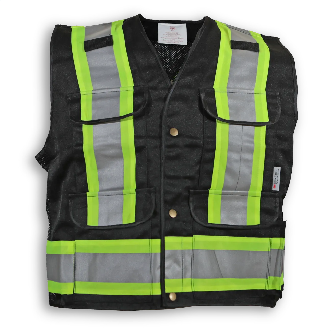 Big K Poly/Cotton Mesh Supervisor Safety Vest