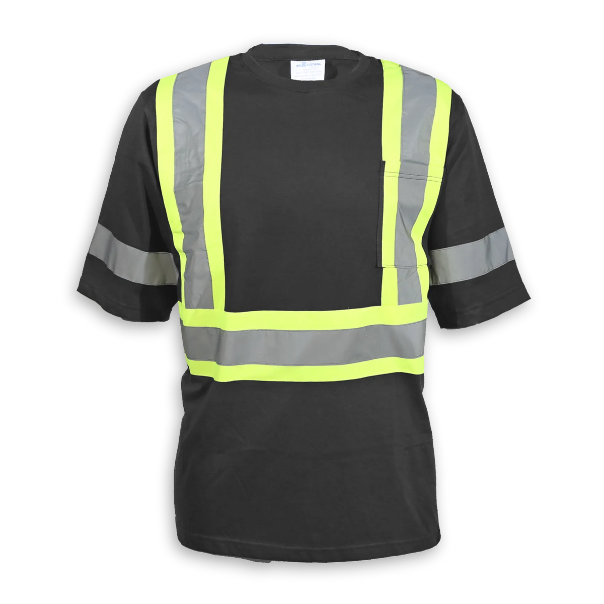 Big K Poly/Cotton Lime Traffic Safety T-Shirt