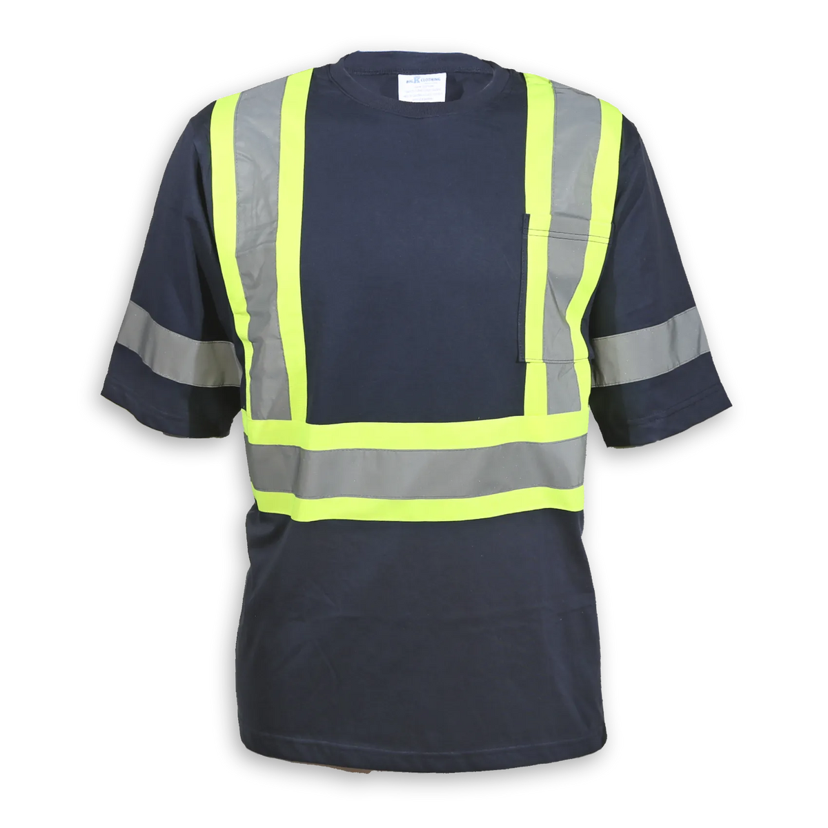 Big K Poly/Cotton Lime Traffic Safety T-Shirt