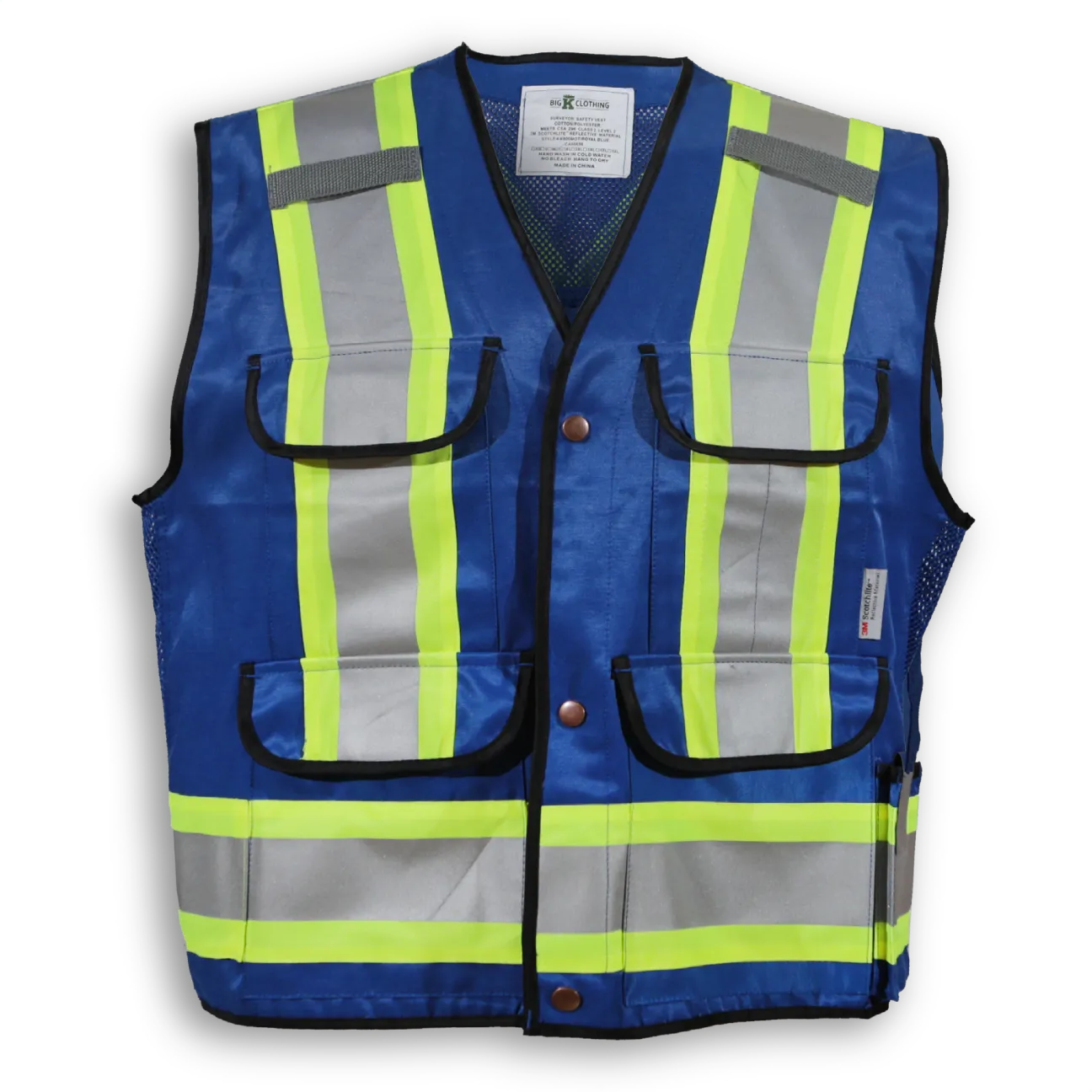 Big K Poly/Cotton Mesh Supervisor Safety Vest