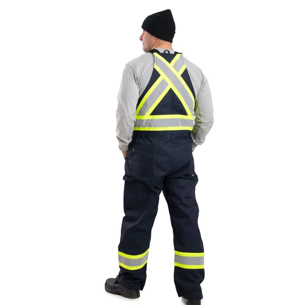 Berne High Visibility Men's Unlined Work Overalls HVB914