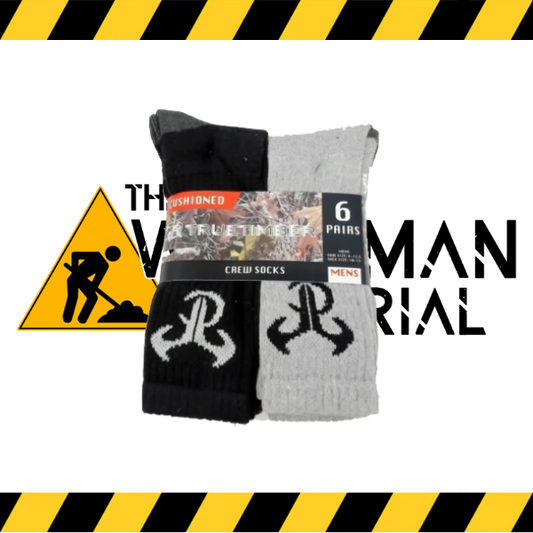 (True Timber) Men’s 6-pack Crew Socks