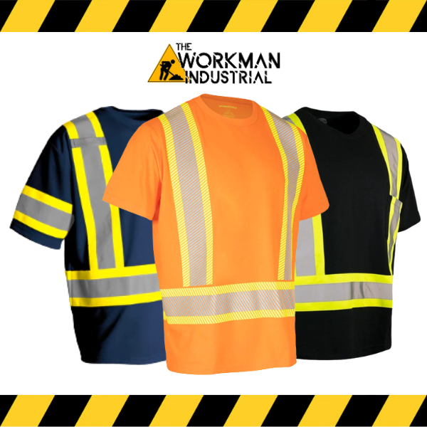 (Forcefield) Hi Vis Crew Neck Short Sleeve Ultrasoft Safety Tee Shirt