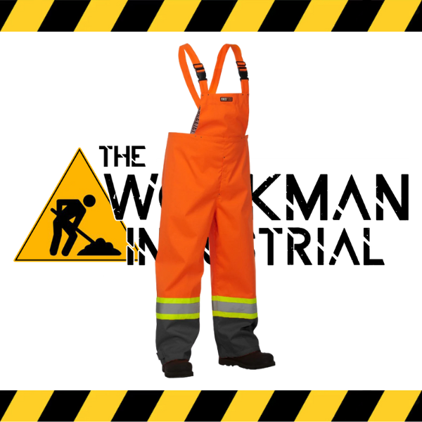 (Forcefield) Hi Vis Safety Rain Overall