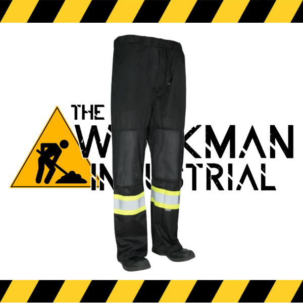 (Forcefield) Hi Vis Safety Tricot Traffic Pants with Vented Legs