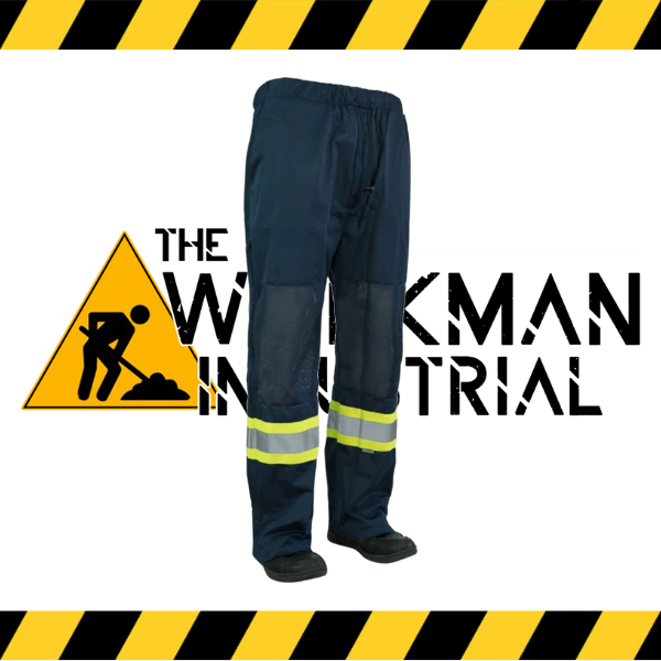 (Forcefield) Hi Vis Safety Tricot Traffic Pants with Vented Legs