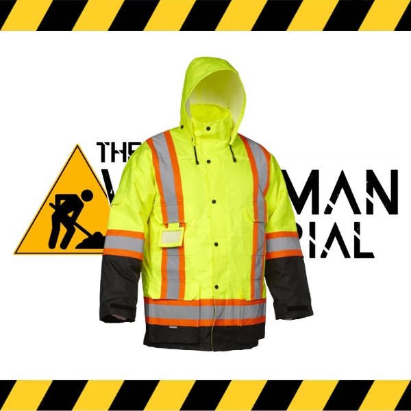 (Forcefield) Hi Vis Safety Winter Cargo Parka