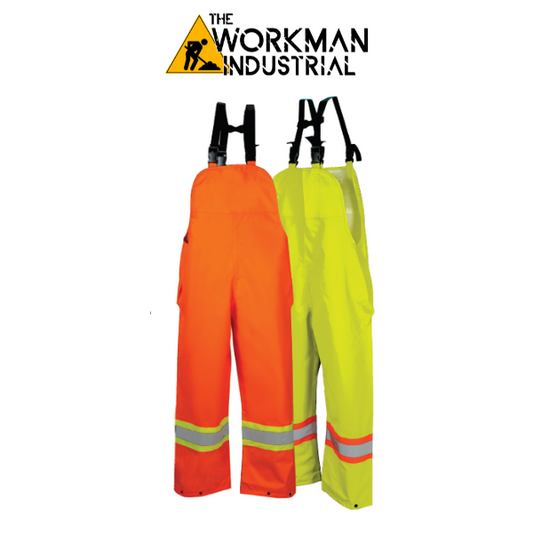 (Ground Force) HI-VIS RIPSTOP BIB PANTS