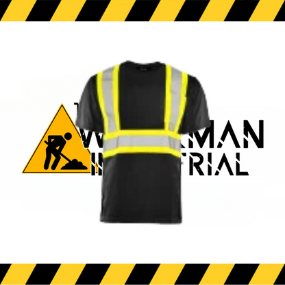 Ground Force short sleeve hi-vis performance t-shirt in moisture-wicking polyester.