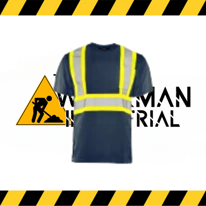 Ground Force short sleeve hi-vis performance t-shirt in moisture-wicking polyester.