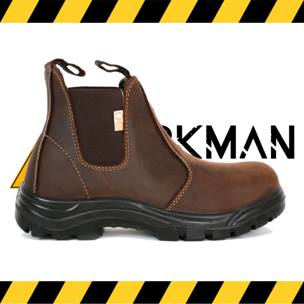 Brown steel hotsell toe cap boots