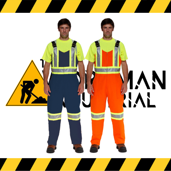 (Ground Force) Polyester/Cotton Safety Coverall