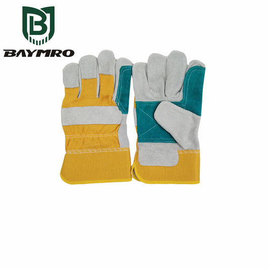 Heavy Duty Double-Palm Leather Gloves