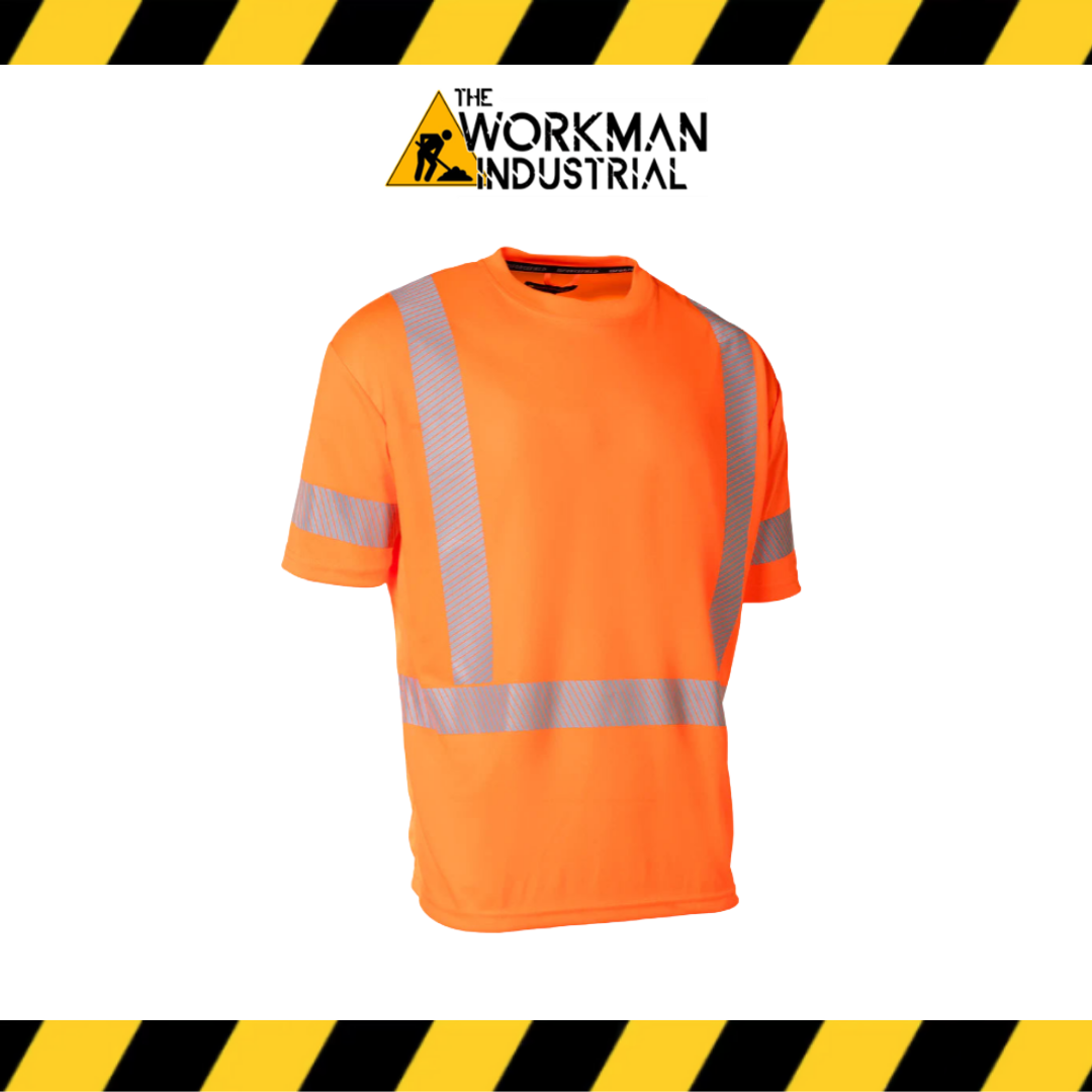 Hi Vis Crew Neck Short Sleeve Ultrasoft Technical Tee