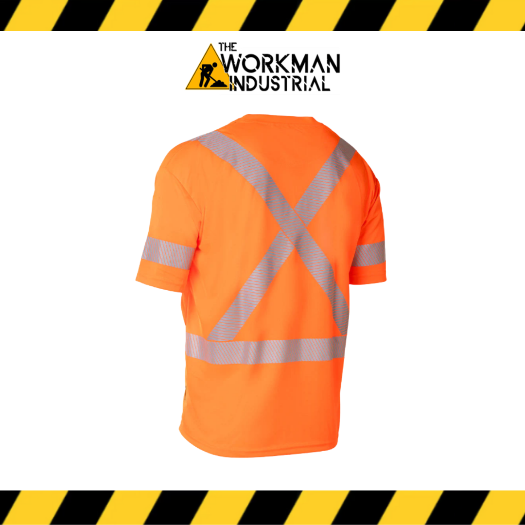 Hi Vis Crew Neck Short Sleeve Ultrasoft Technical Tee