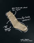 J.B. Field's Icelandic "40 Below Arctic Trail" Wool Thermal Sock