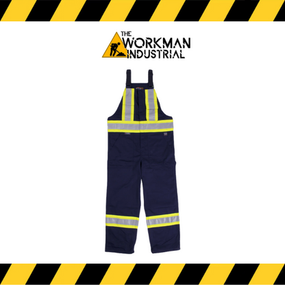 NomadPro high-visibility 100% cotton overalls in navy.