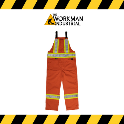 NomadPro high-visibility 100% cotton overalls in orange.