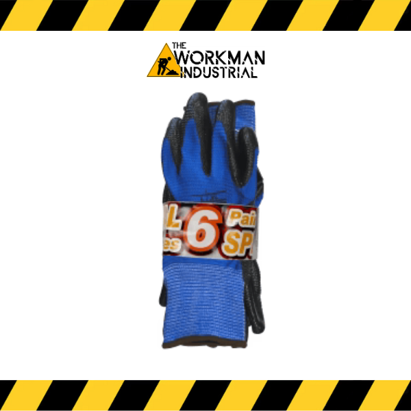 (Open Road®) Value Pack Polyester Gloves with Nitrile Coating