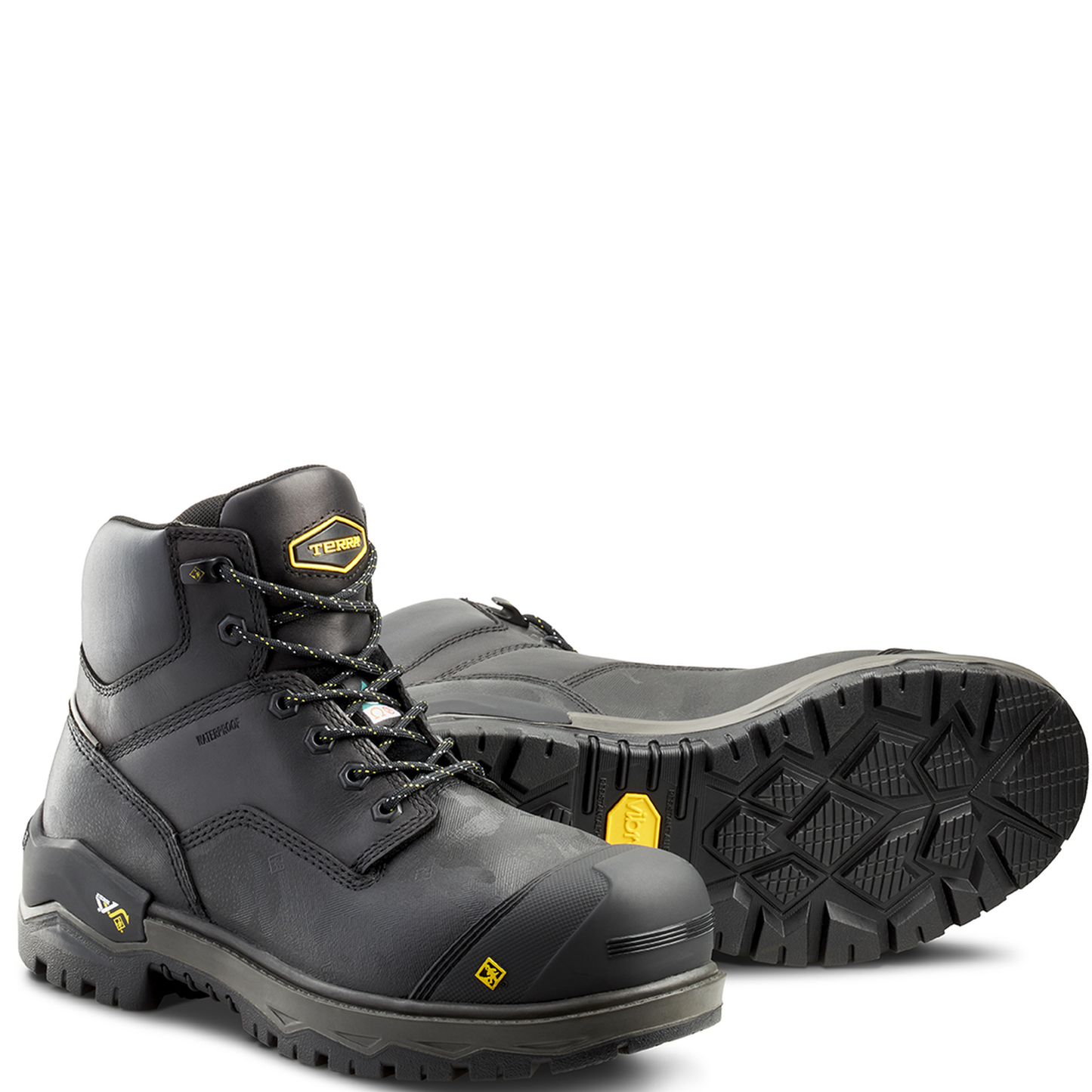 Terra Men's Gantry 6" Waterproof Nano Composite Toe Safety Work Boot