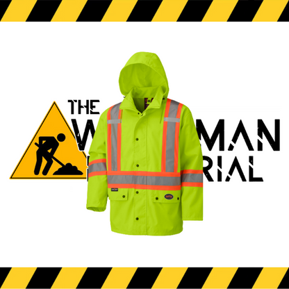 Pioneer hi-vis 450D waterproof jacket.