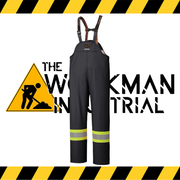 (Pioneer) Hi-Viz FR PU Stretch Waterproof Bib Pants