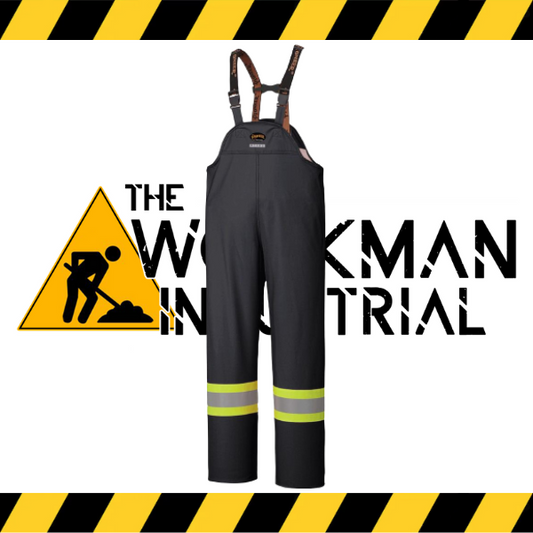 (Pioneer) Hi-Viz FR PU Stretch Waterproof Bib Pants