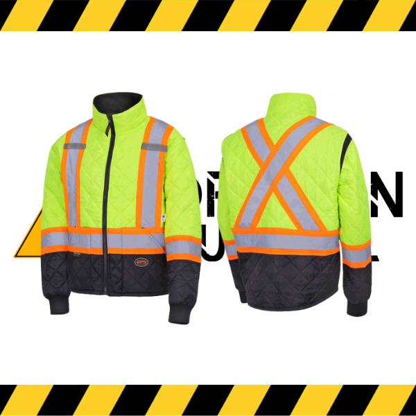 (Pioneer) Hi-Viz Quilted Freezer Jacket