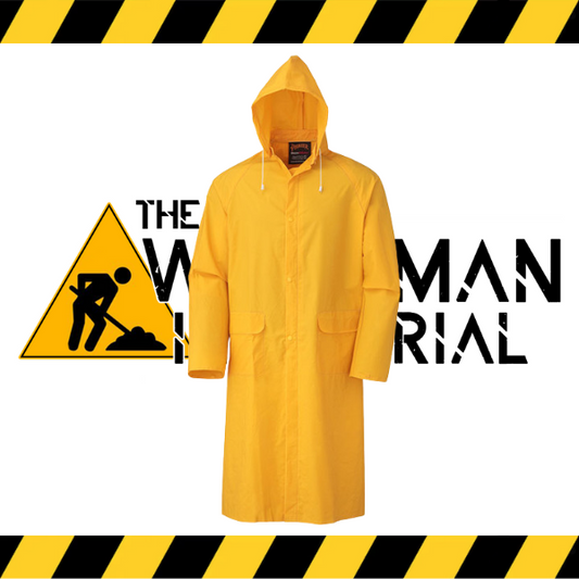 (Pioneer) Yellow 48'' Long PVC Rain Coat