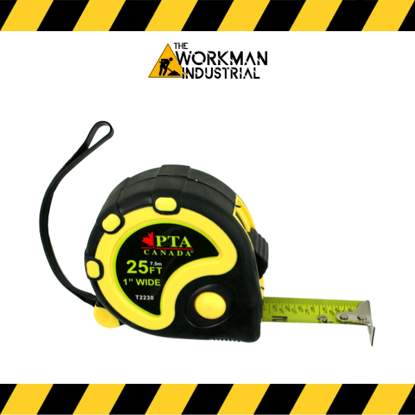 (Premium Tools) Metric Tape Measure (25/7.5M X 1" IMP)