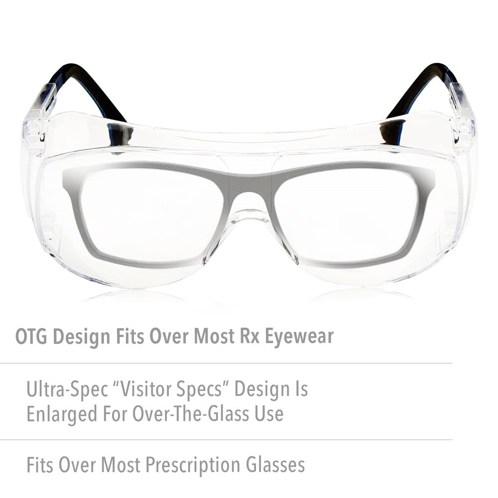 UVEX Ultra-Spec 2001 Clear Safety Glasses With Clear Anti-Fog Lens