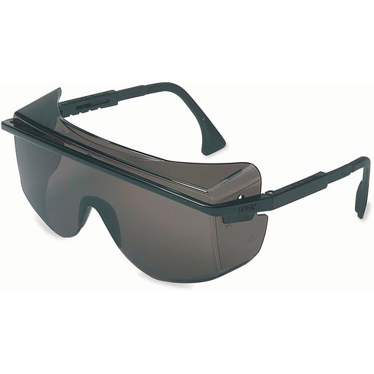 UVEX Astrospec 3001 Black Safety Glasses with Gray Anti-Fog Lens