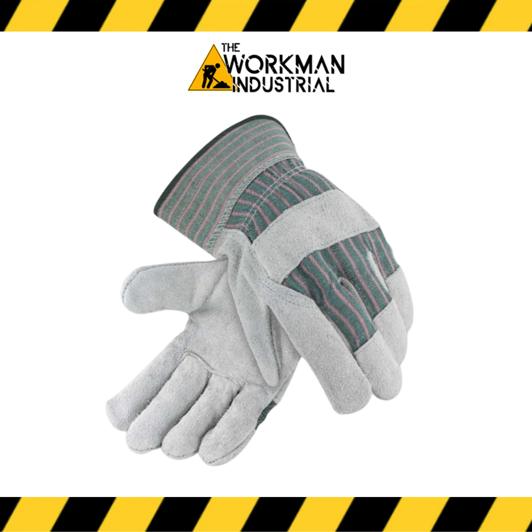 Leather Palm Gloves, Safety Cuff